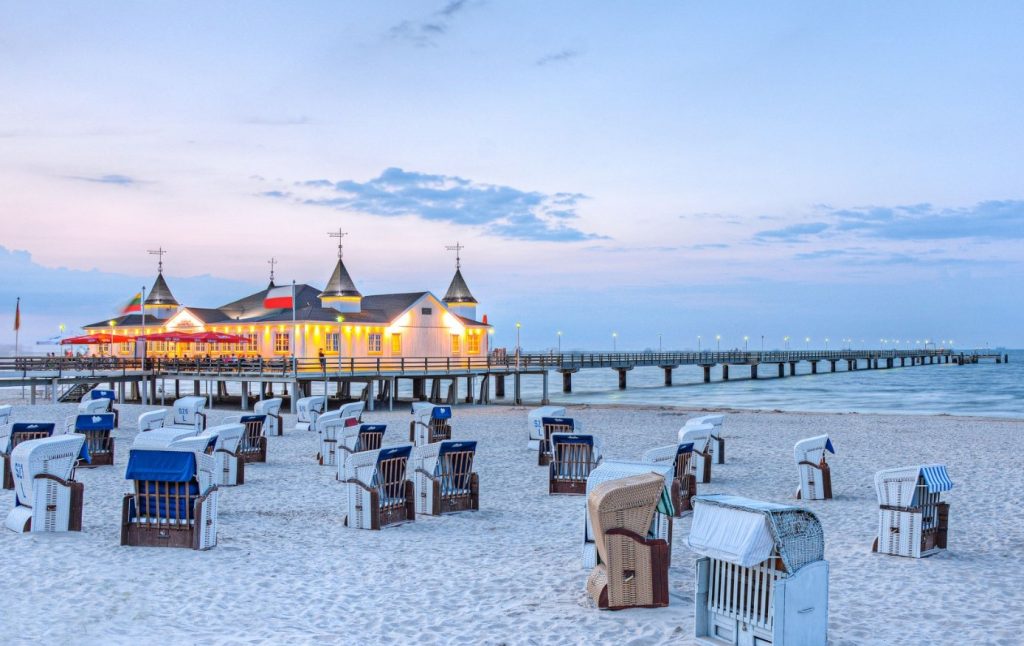 Heringsdorf, Bansin, Ahlbeck: Usedom's kejserlige badebyer